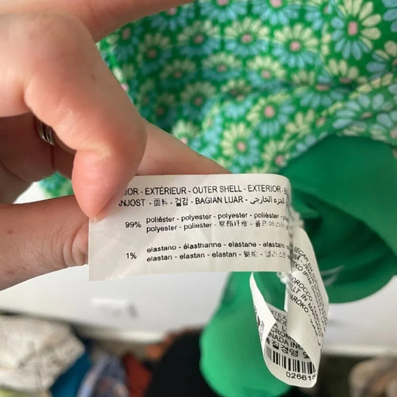 Zara Green Floral Mini Dress - Picture 8 of 8